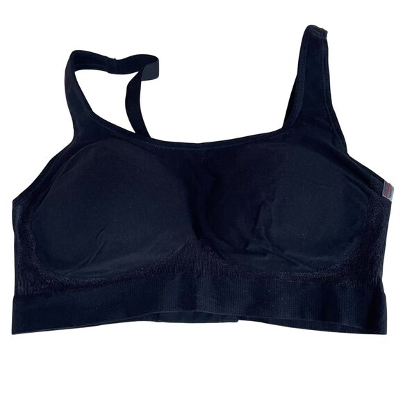 Shapermint Essentials Everyday Comfort Straps Wireless Shaping Bra Black Sz MED - Picture 2 of 7